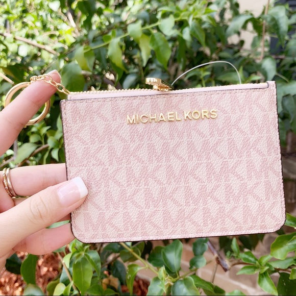 Michael Kors Handbags - Gaby’sBags👜💕-Michael Kors coin walletholder pink